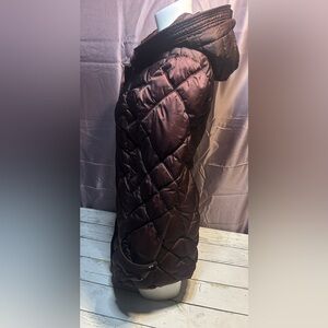 Laundry By Shelli Segal Chocolate Puffer Jacket